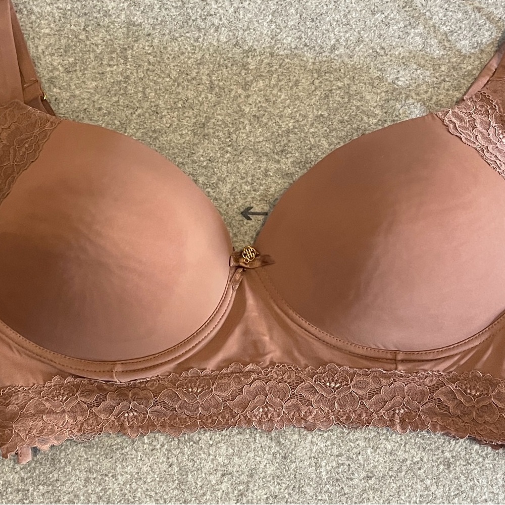 Daisy Fuentes Brown Lace Bra